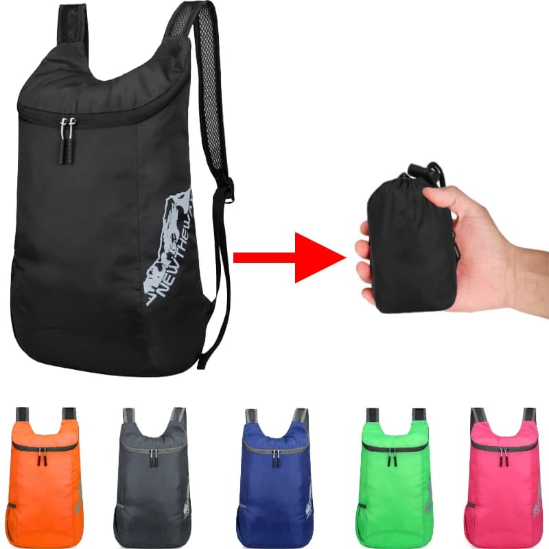 Sac à dos léger pliable ultraléger pour l'extérieur, sac de loisirs, cyclisme, randonnée, sac de jou