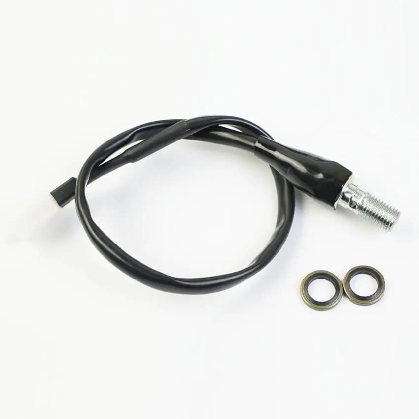 Interrupteur de lumière de pression de frein à Double boulon Banjo hydraulique pour moto M10 x 1.25m