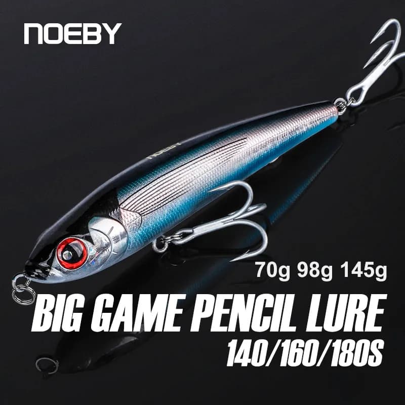 Noeby leurre de pêche au crayon coulant 14cm70g 16cm98g 18cm145g Stickbait Wobblers appâts durs arti