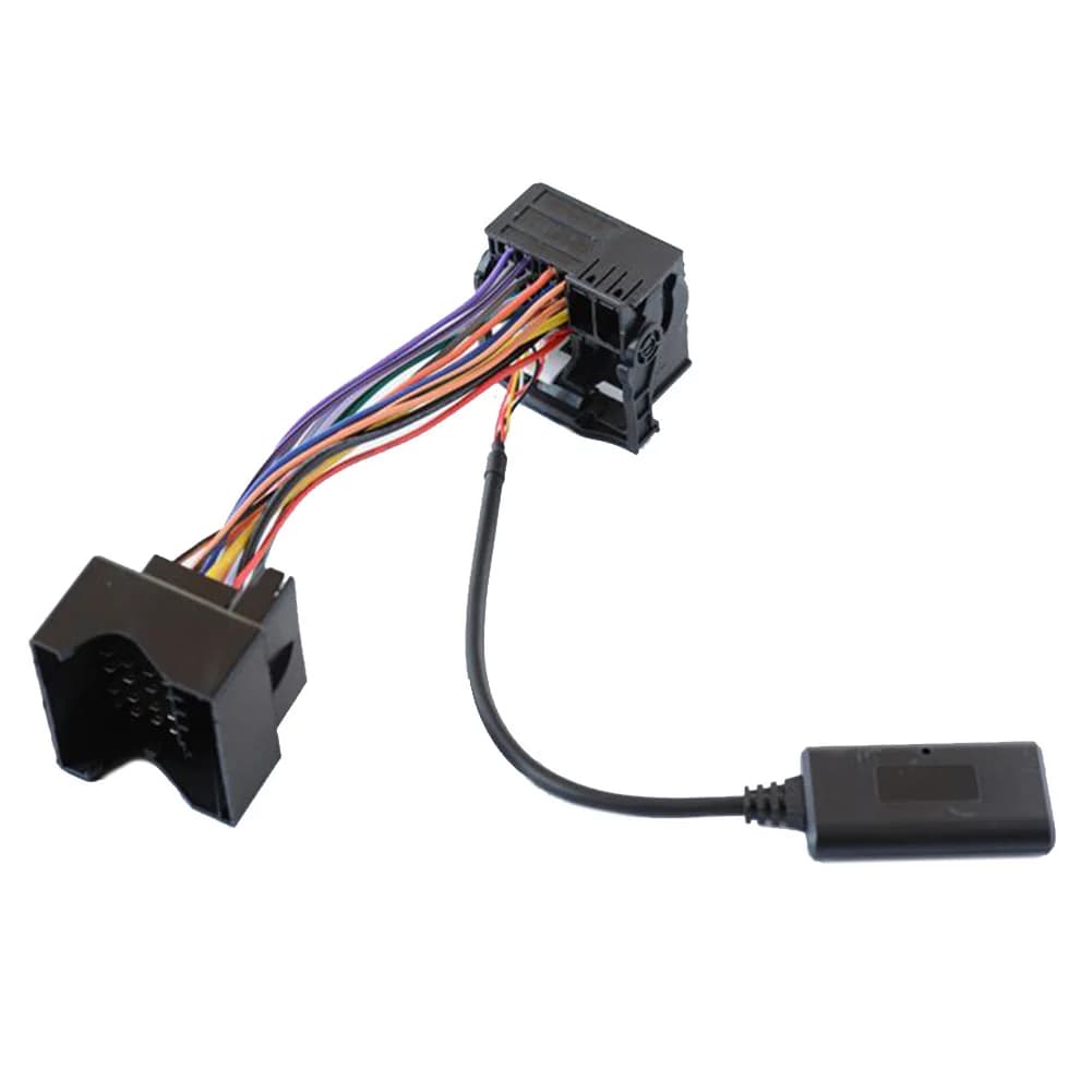 Adaptateur de grande prise audio Bluetooth, câble AUX, 12 broches, BMW E60, E63, E64, E61, E62, nouv