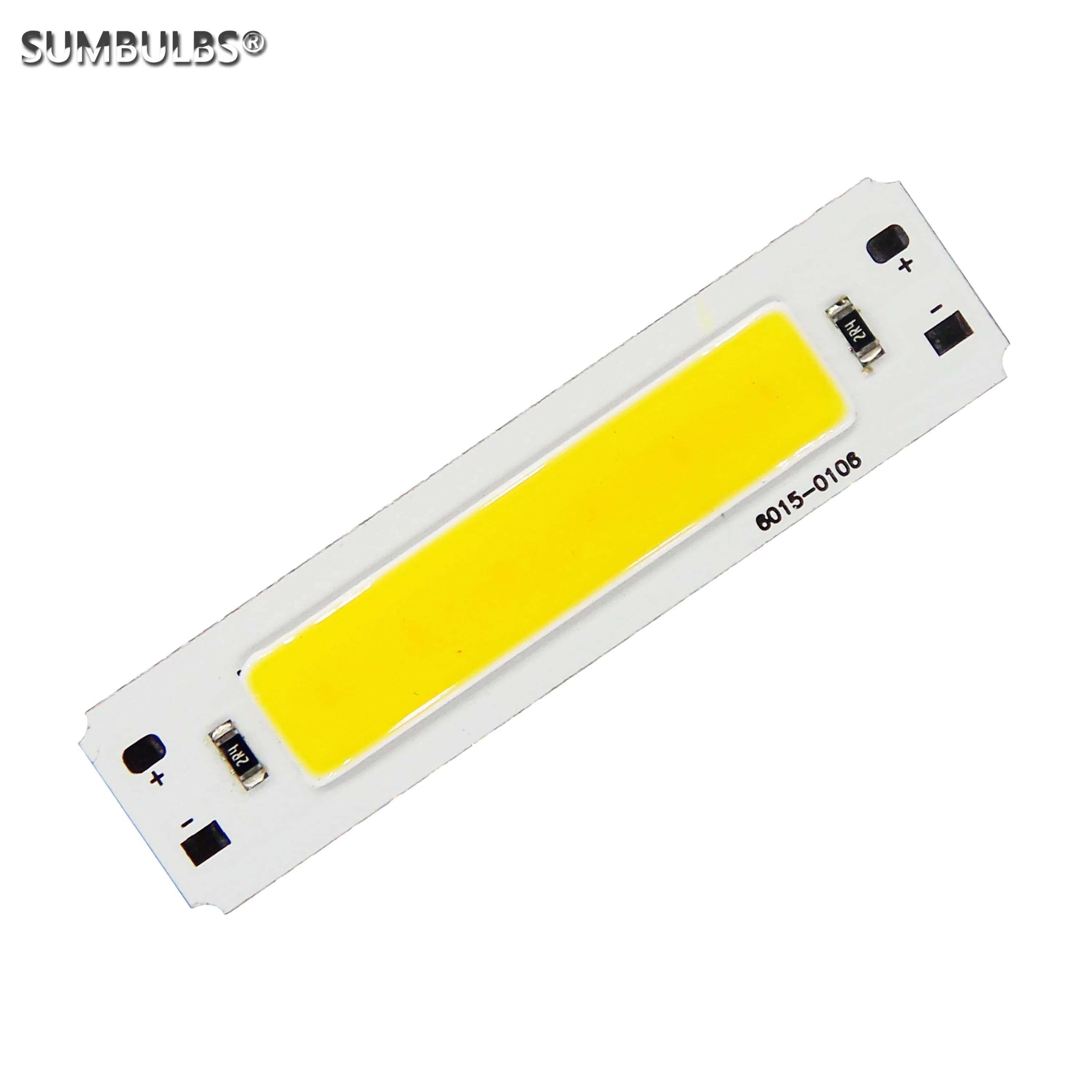 SUMBULBS 5V entrée cob led ampoule bande source de lumière pour bricolage USB led éclairage 2W 60*15