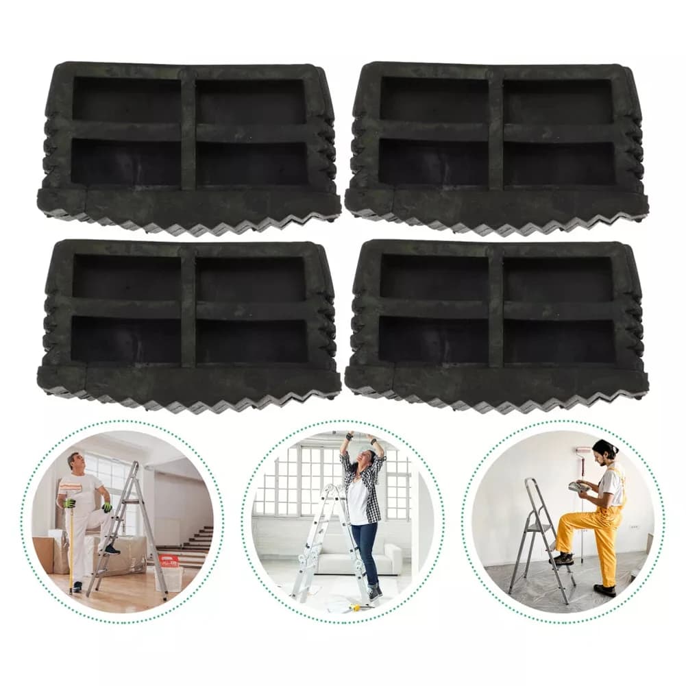 4 pièces/ensemble échelle jambe pieds coussinets échelle pieds antidérapants grenier échelle jambe p