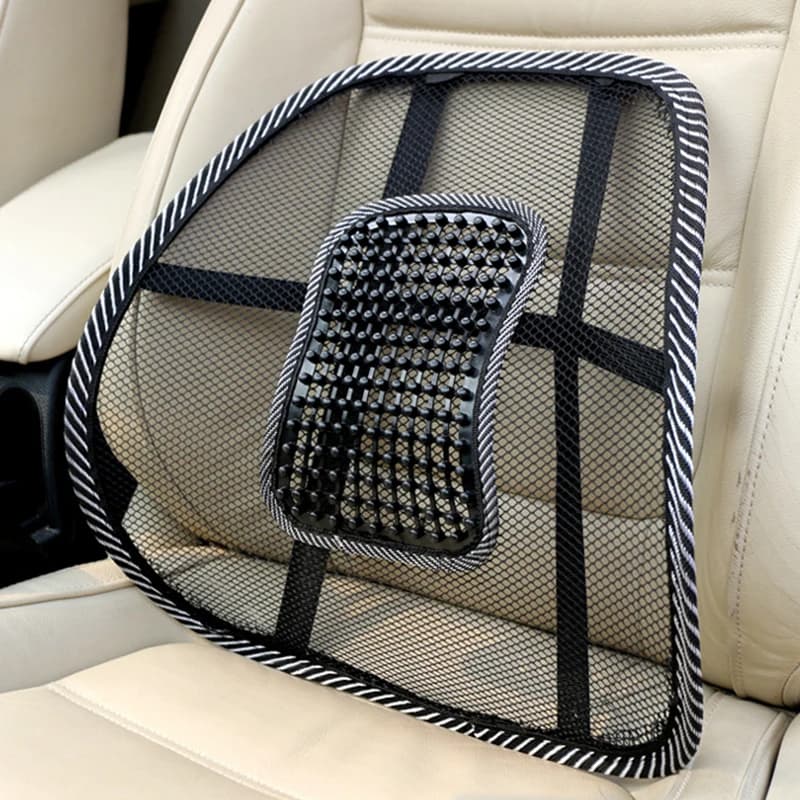 Coussin de dossier de chaise de siège de voiture, attelle lombaire en maille, coussin de chaise de s