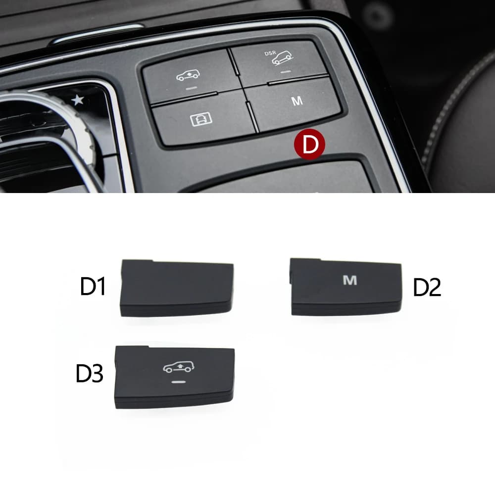 Bouton de changement de vitesse auxiliaire multifonction pour voiture, couvercle de réglage DSR pour