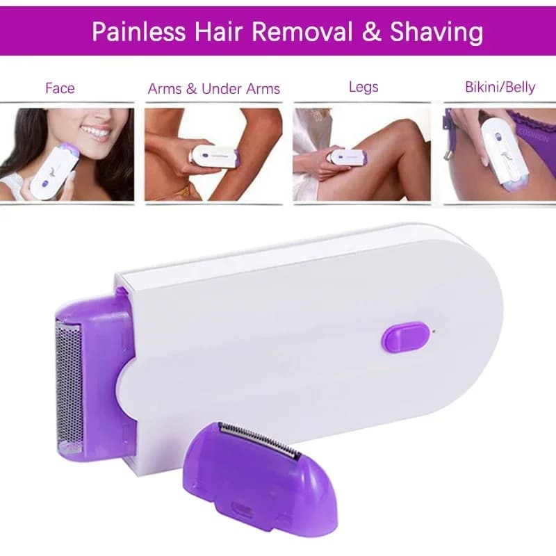 Épilateur Portable Rechargeable USB pour femmes, outil d'épilation, rasoir rotatif, corps, visage, j
