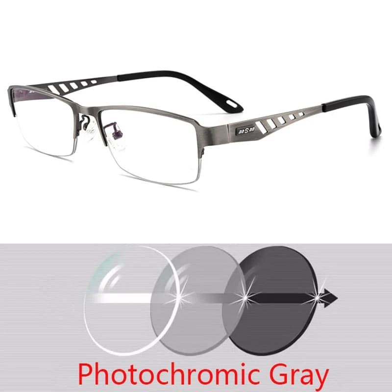 Lunettes photochromiques hommes femmes myopie lunettes fini lunettes étudiants lunettes de vue court