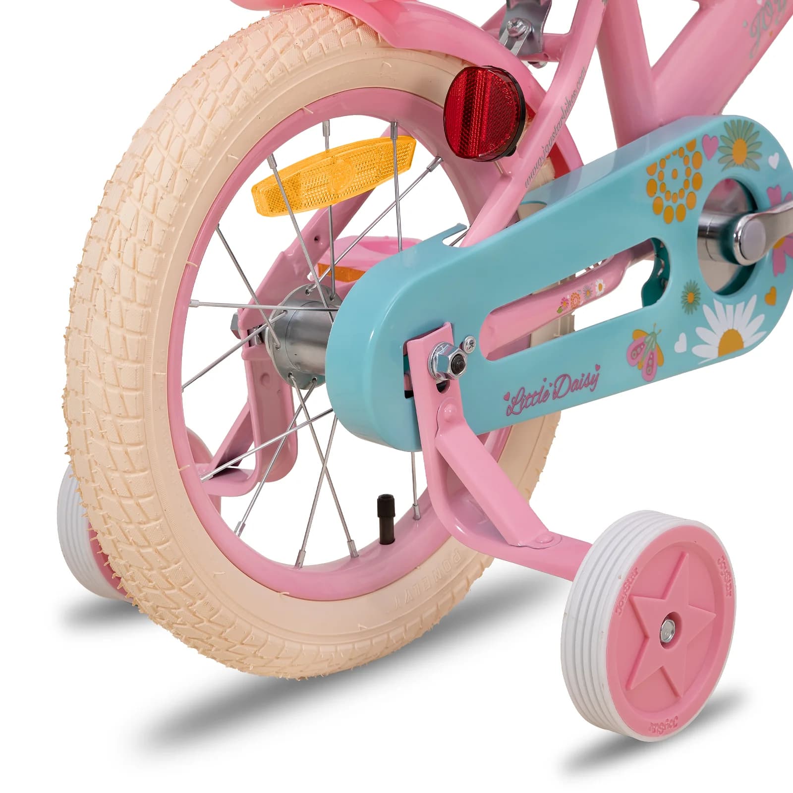 JOYSTAR Little Daisy Vélo pour enfants pour filles de 2 à 7 ans, vélos avec siège de vélo de poupée 
