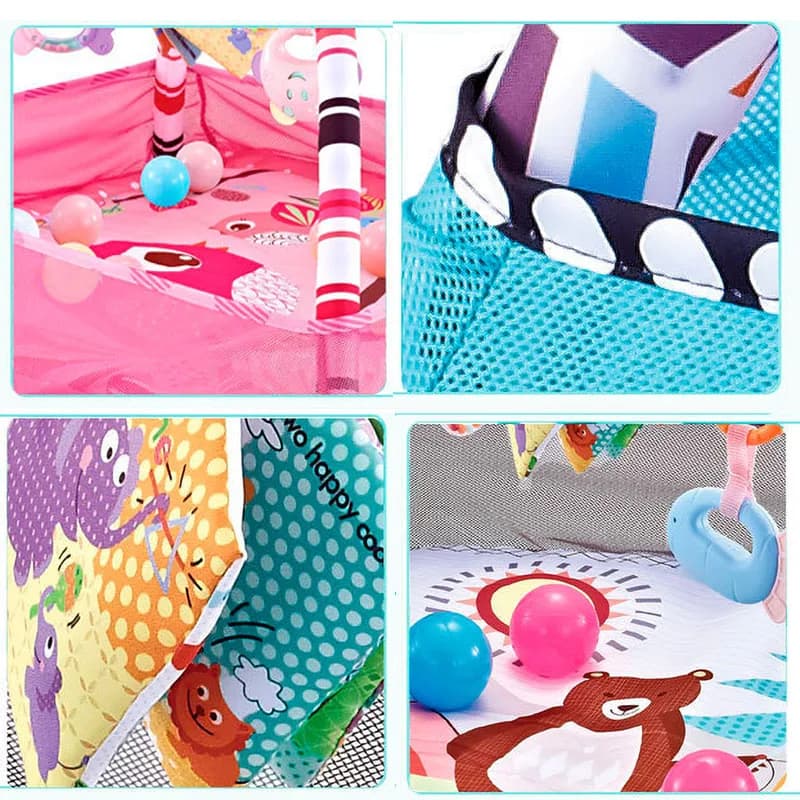 Cadre de Fitness pour bébé, tapis de jeu pour enfants, couverture rampante, tapis de jeu pour nourri
