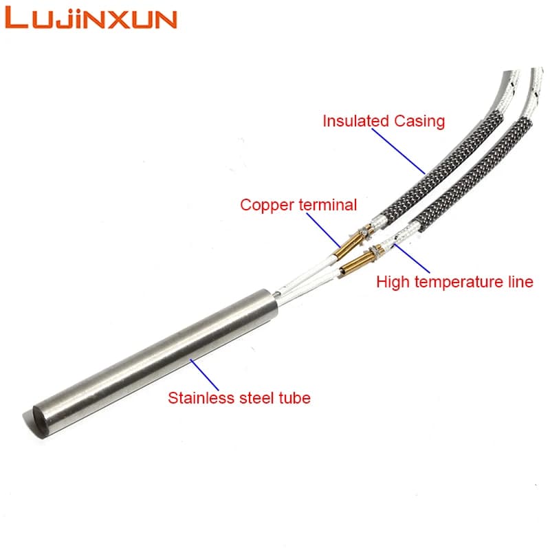 LUJINXUN 6-10mm 50 ~ 60mm 316SUS cartouche chauffante tubulaire 220V moule électrique 160W/170W/180W