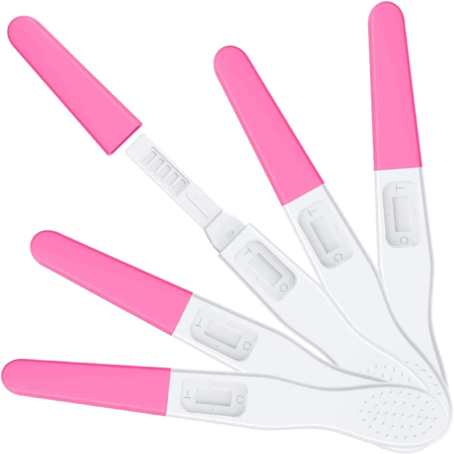 5 tests de grossesse - Détectez le HCG avec une précision de 99 % - Facile à utiliser à la maison Te