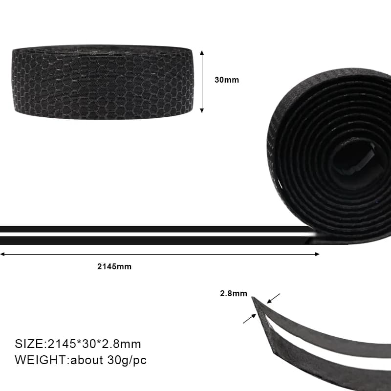 Bande de guidon de vélo en Gel de silice, sangles de guidon de vélo de route, respirantes et antidér