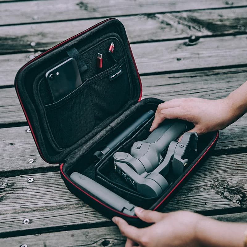 IcalYTECH-Étui de transport pour appareil photo, boîte de rangement, sac à main, convient pour batte