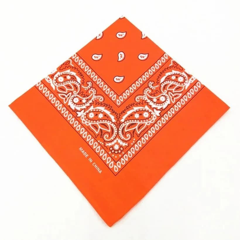 Unisexe hommes femmes Bandana bandeau Cowboy hommes motard sport chapeaux poignet bandeau simple fac