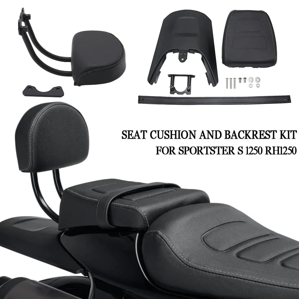 Kit de dossier d'aile de siège arrière de passager pour Sportster S 1250 RH1250 RH 1250 S RH1250S 20