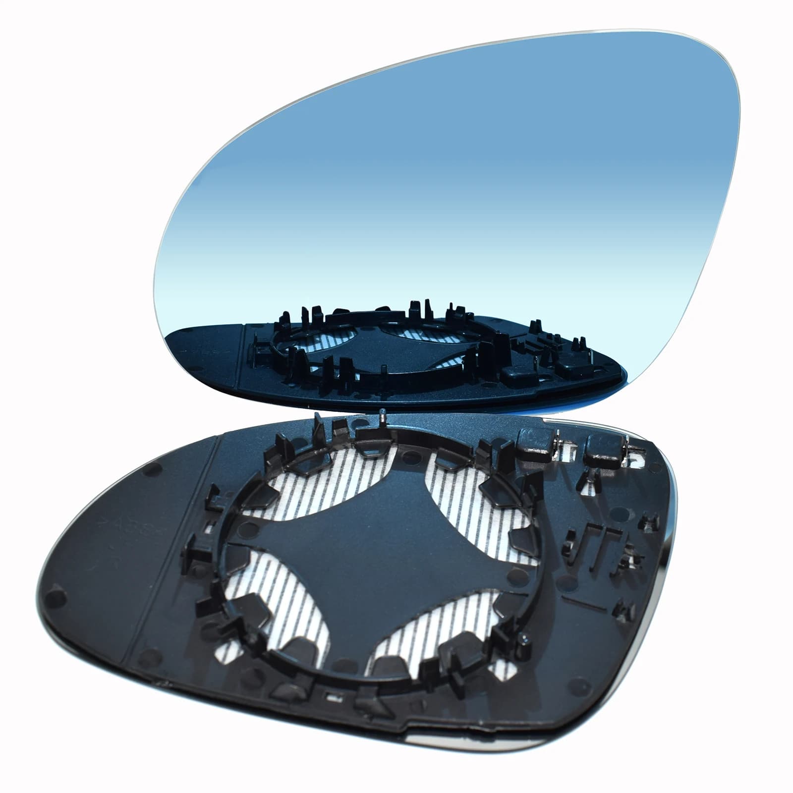 Rétroviseur chauffant côté gauche droit, verre bleu LH RH, lentille de remplacement pour VW Golf 5 M