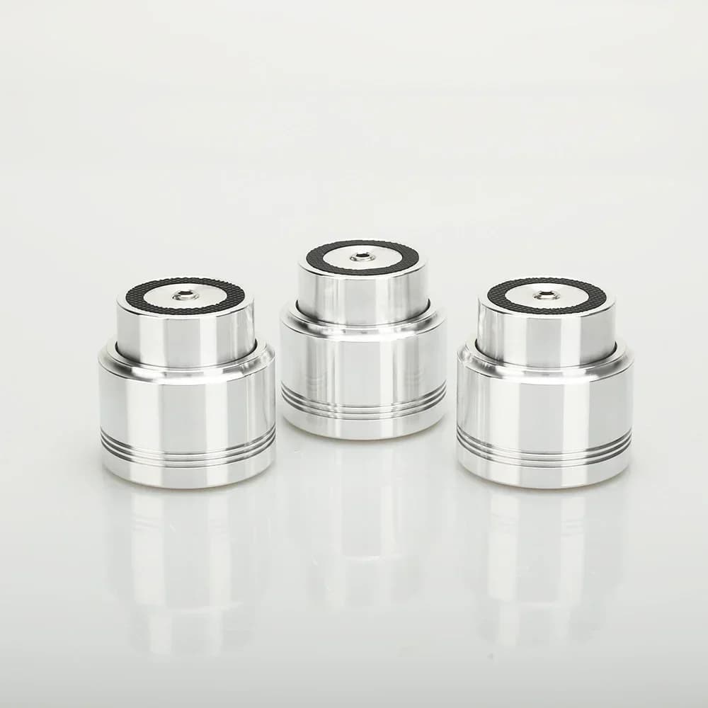 Haut-parleur flottant Maglev en alliage d'aluminium, support d'amplificateur, pointes de disques, le