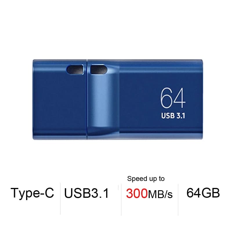 SAMSUNG USB 3.1 Flash Drive Disk USB Type-C Pendrive Storager Device U Disk MUF-DA 64 Go 128 Go 256 