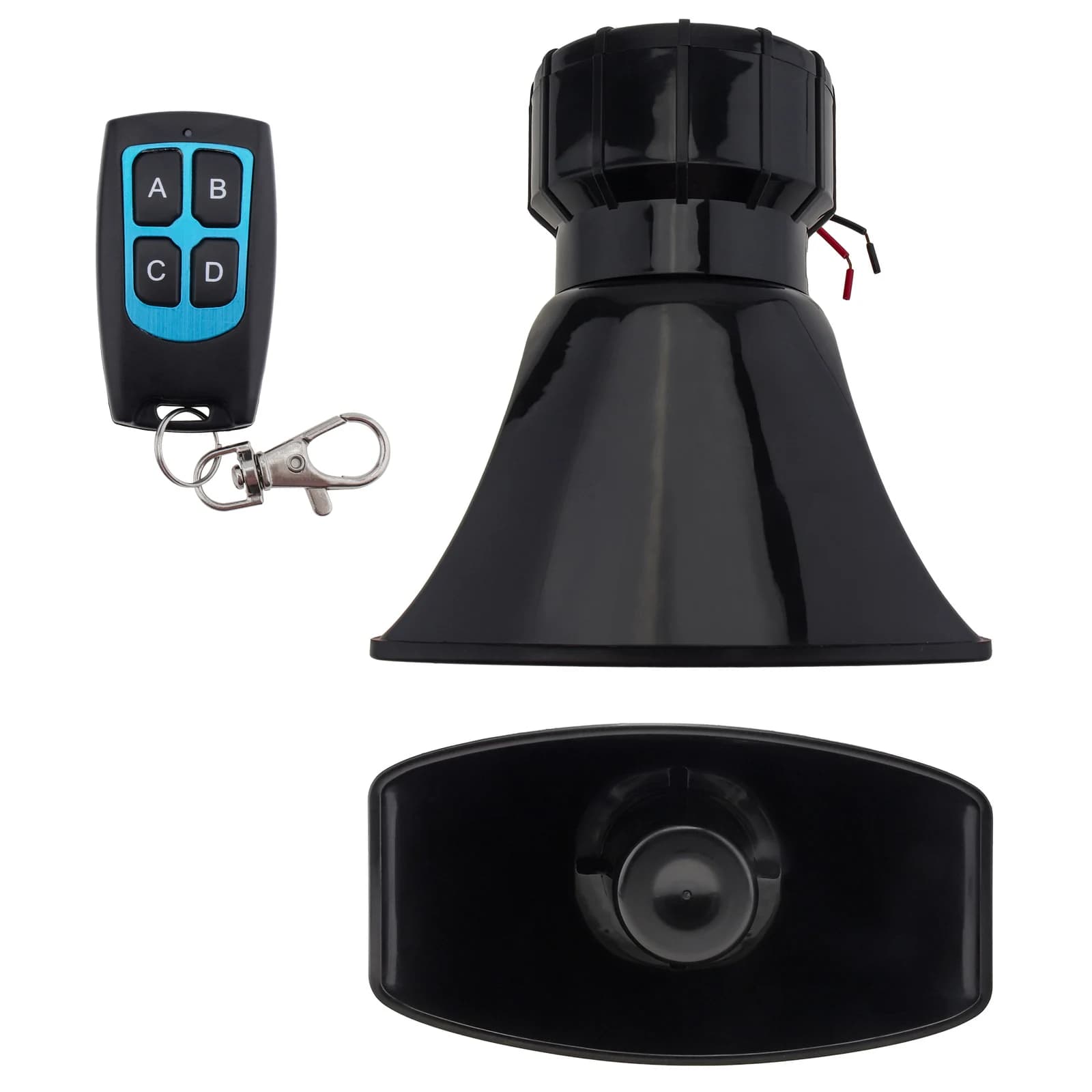100W 12V 7 son voiture sirène véhicule klaxon avertissement sirène haut-parleur amplificateur klaxon