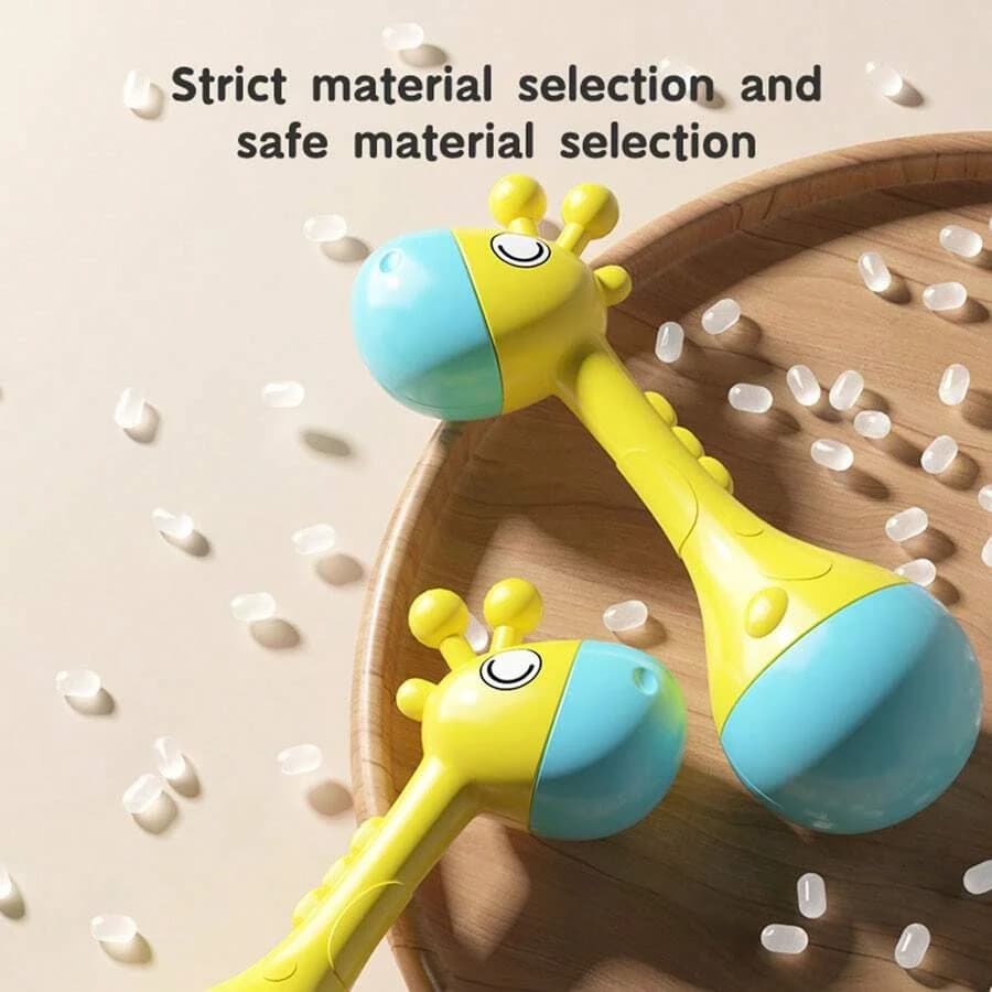 Hochet de première main pour bébé, jouets éducatifs pour bébé, cadeau pour bébé hochet à main en pla