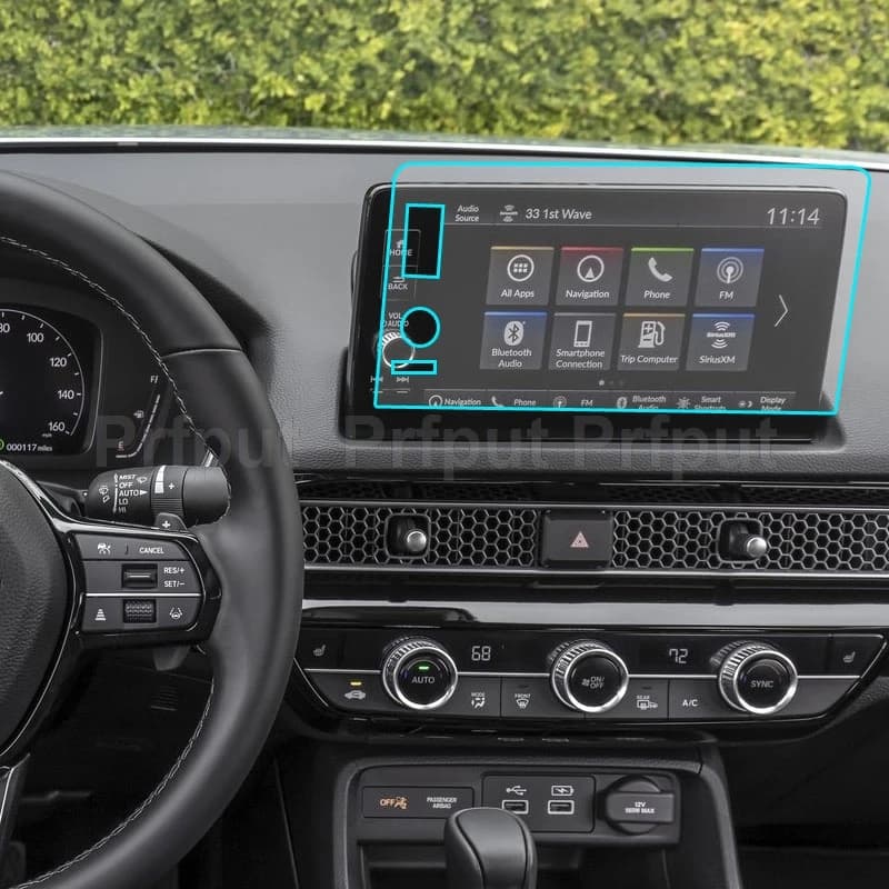 Film de protection en TPU pour écran de navigation GPS, pour Honda 11 génération Civic 2021 2022, pr