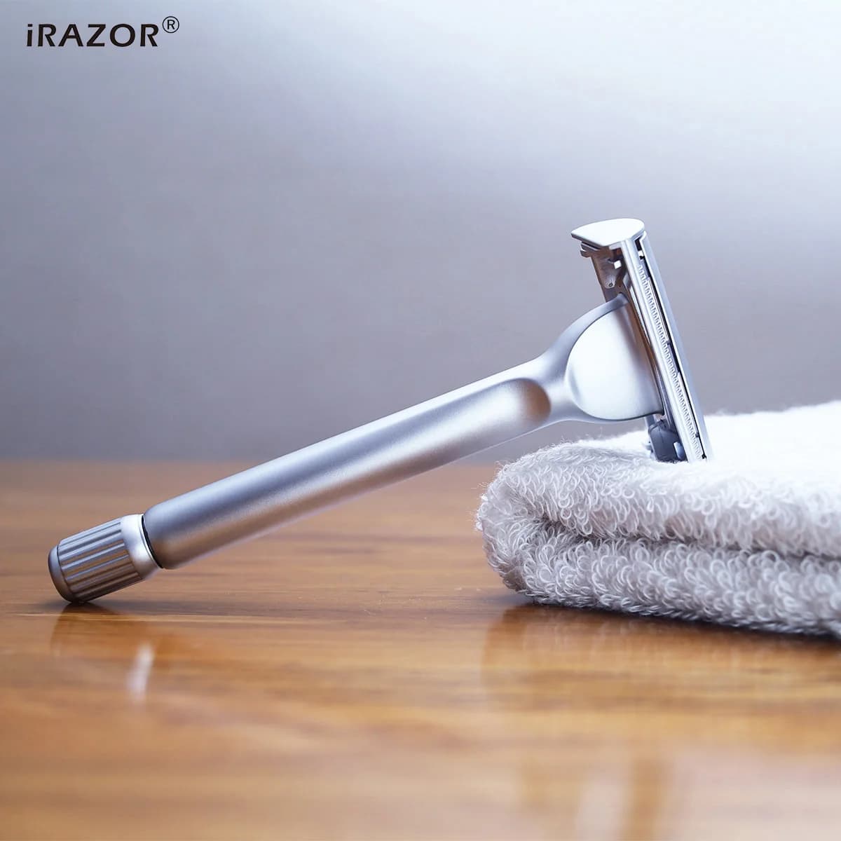 IRAZOR – rasoir de sécurité à Double bord pour hommes, nouveau Design papillon lourd, avec 10 rechar