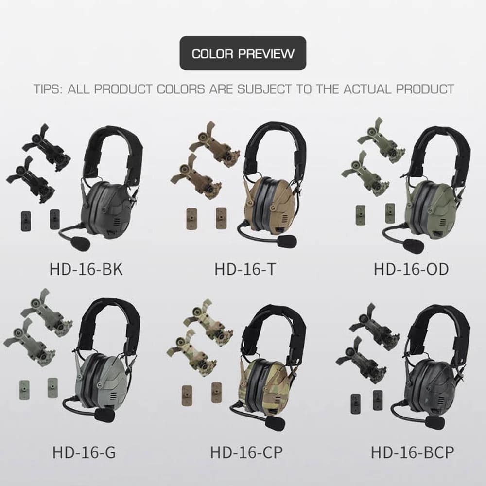 Casque DulBluetooth à réduction de bruit pour coque de noyau OPS et casque de M-LOK Wendy chasse tir