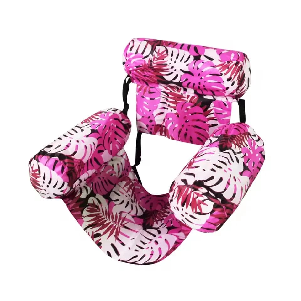 Chaise longue flottante gonflable pour adulte, chaise flottante portable pour piscine, chaise inclin