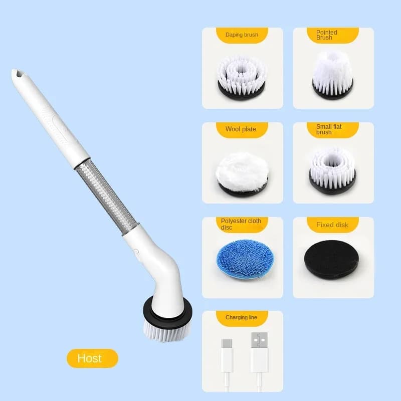 Brosse de nettoyage électrique 5 en 1, nouveau Style, brosse de nettoyage automatique multifonctionn