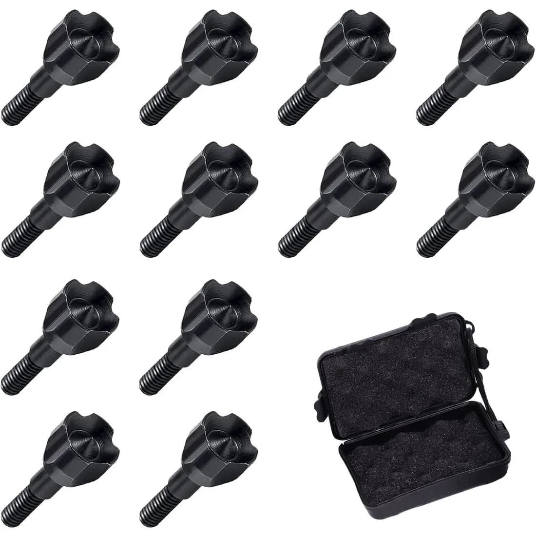 12PK 100/125 grains petits têtes larges de jeu Points de Judo et marteau ensemble mixte avec boîtier