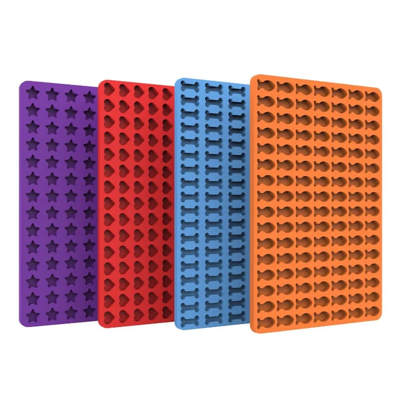 Moule de cuisson de biscuits animaux multicavités en Silicone, bricolage, cœur, étoile, gelée de cho