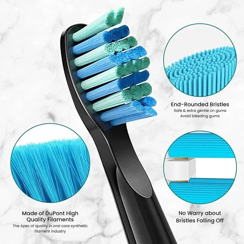 Têtes de brosse de rechange pour brosse à dents électrique Seago/Fairywill, FW/SG 507/508/515/551/91