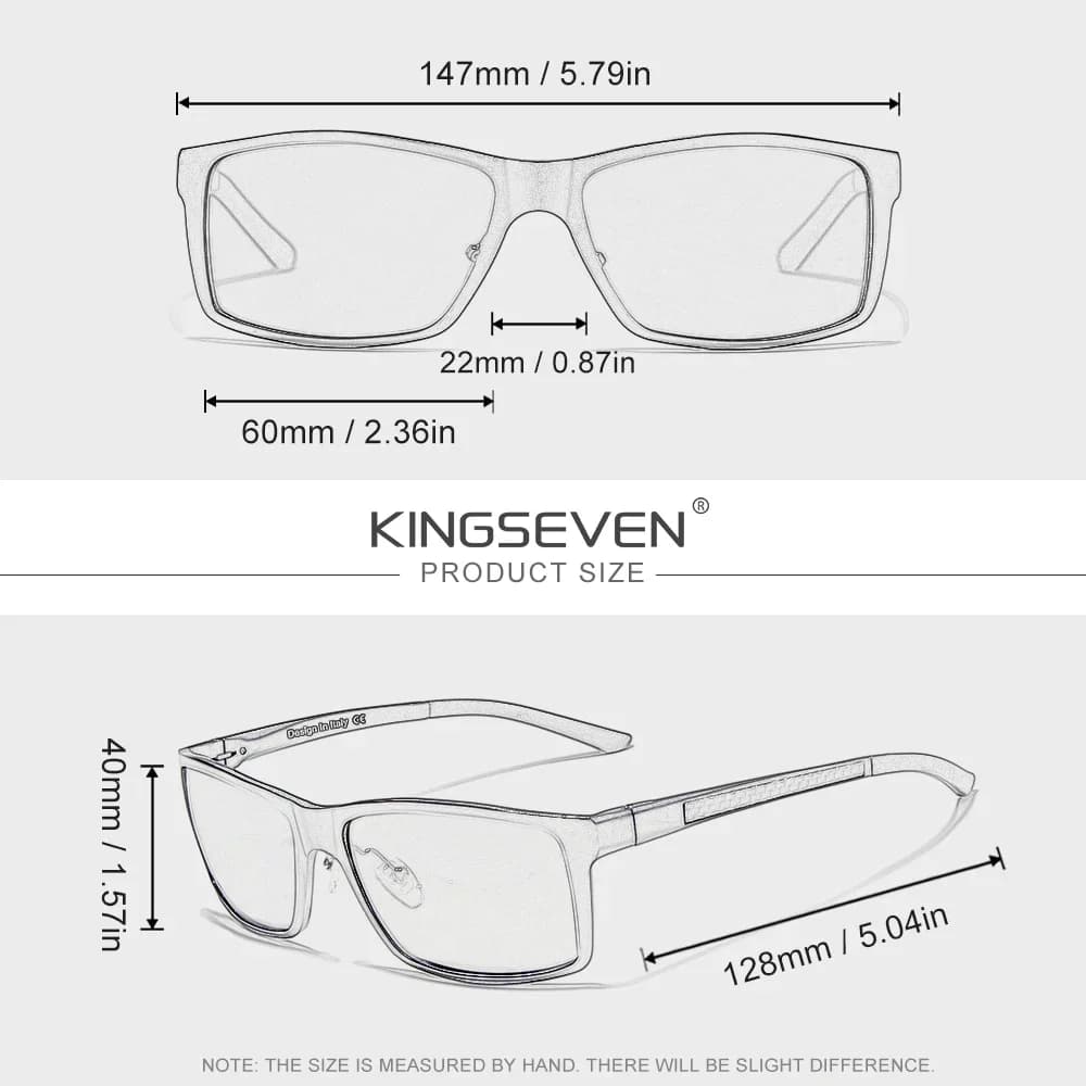 KINGSEVEN haute qualité lunettes de soleil mode polarisées UV400 lunettes à la mode conduite hommes 