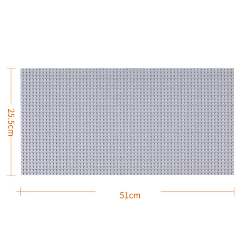 Plaque de base de bloc classique monocouche 32x64 trous, 1 pièce, bloc d'assemblage mural, jouets de