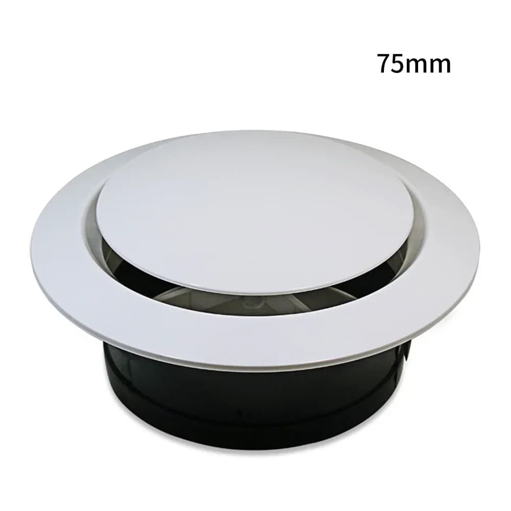 Couvercle de ventilation sortie d'air Ventilation domestique 100MM 150MM 200MM 75MM Tube de climatis