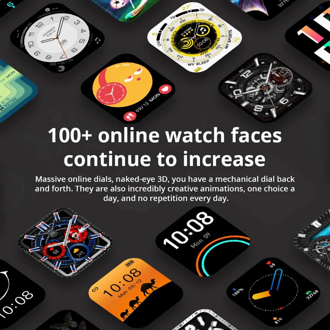 COLMI P73 1.9 "montre militaire extérieure Smartwatch hommes Bluetooth appel montre intelligente 3AT