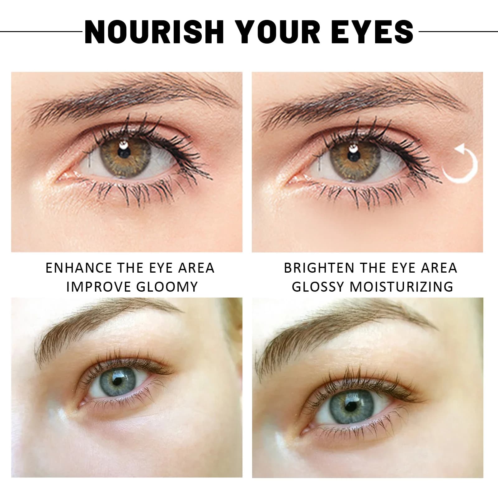 EELHOE 24K or masque pour les yeux Anti foncé hydratant sous les yeux coussinets de Gel revitalisant