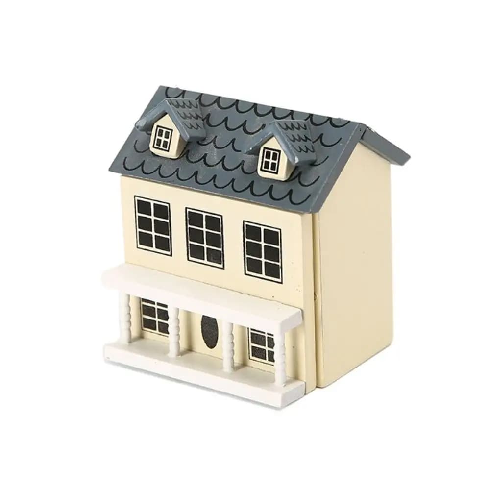 Maison miniature en bois à l'échelle 1:12, modèle de maison miniature artisanale, simulation de mais