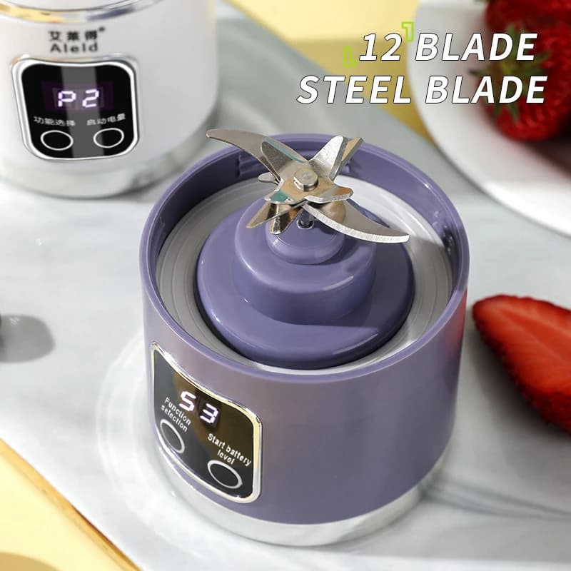 Presse-agrumes électrique Portable de 450ml, Mini presse-agrumes de voyage USB, mélangeur de Smoothi