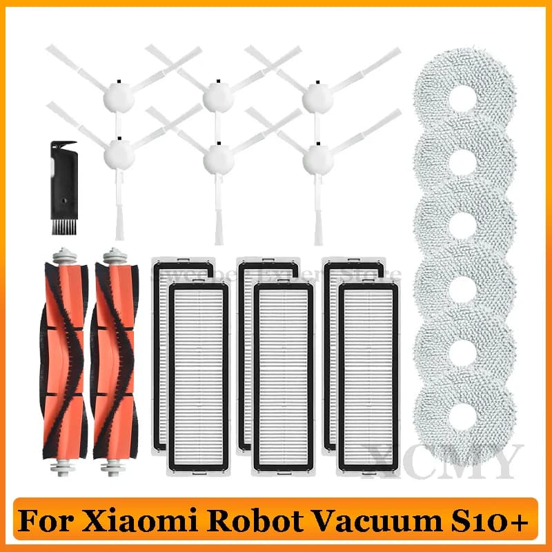 Pièces de rechange pour aspirateur Robot Xiaomi S10 + / S10 Plus, brosse latérale principale, filtre
