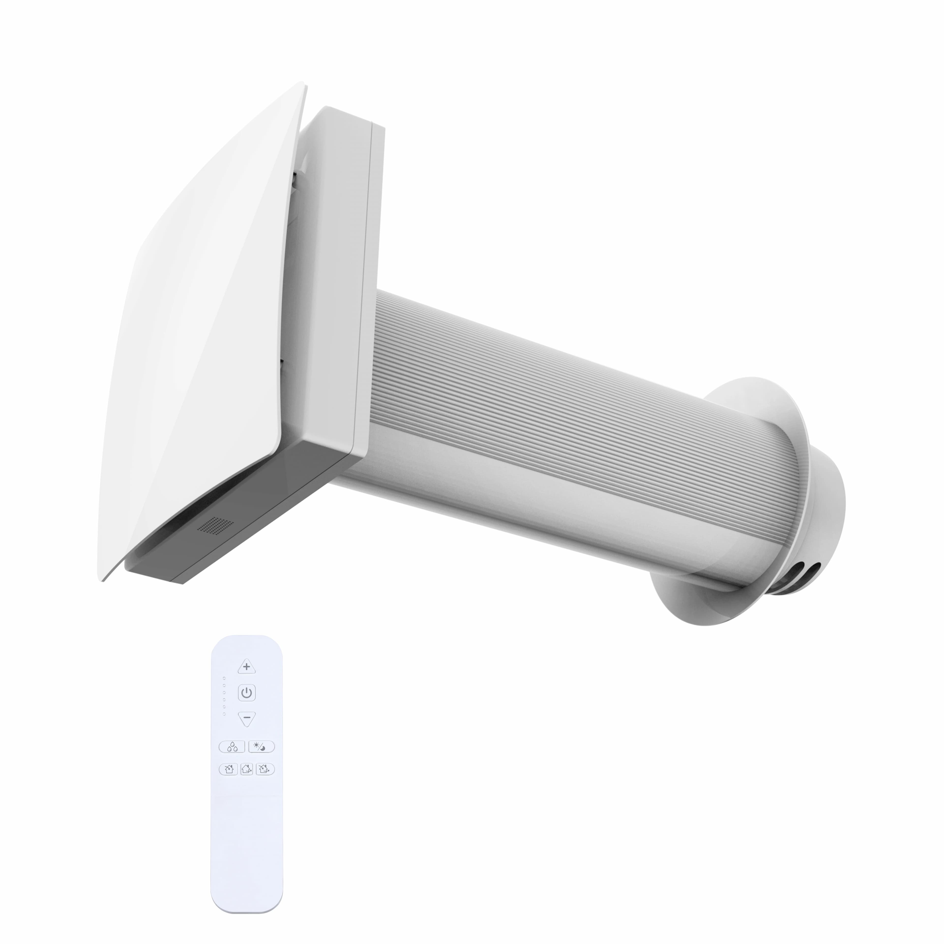 Système de Ventilation à Récupération de Chaleur VT125, Récupérateur d'Air, Pièce Unique HRV pour le