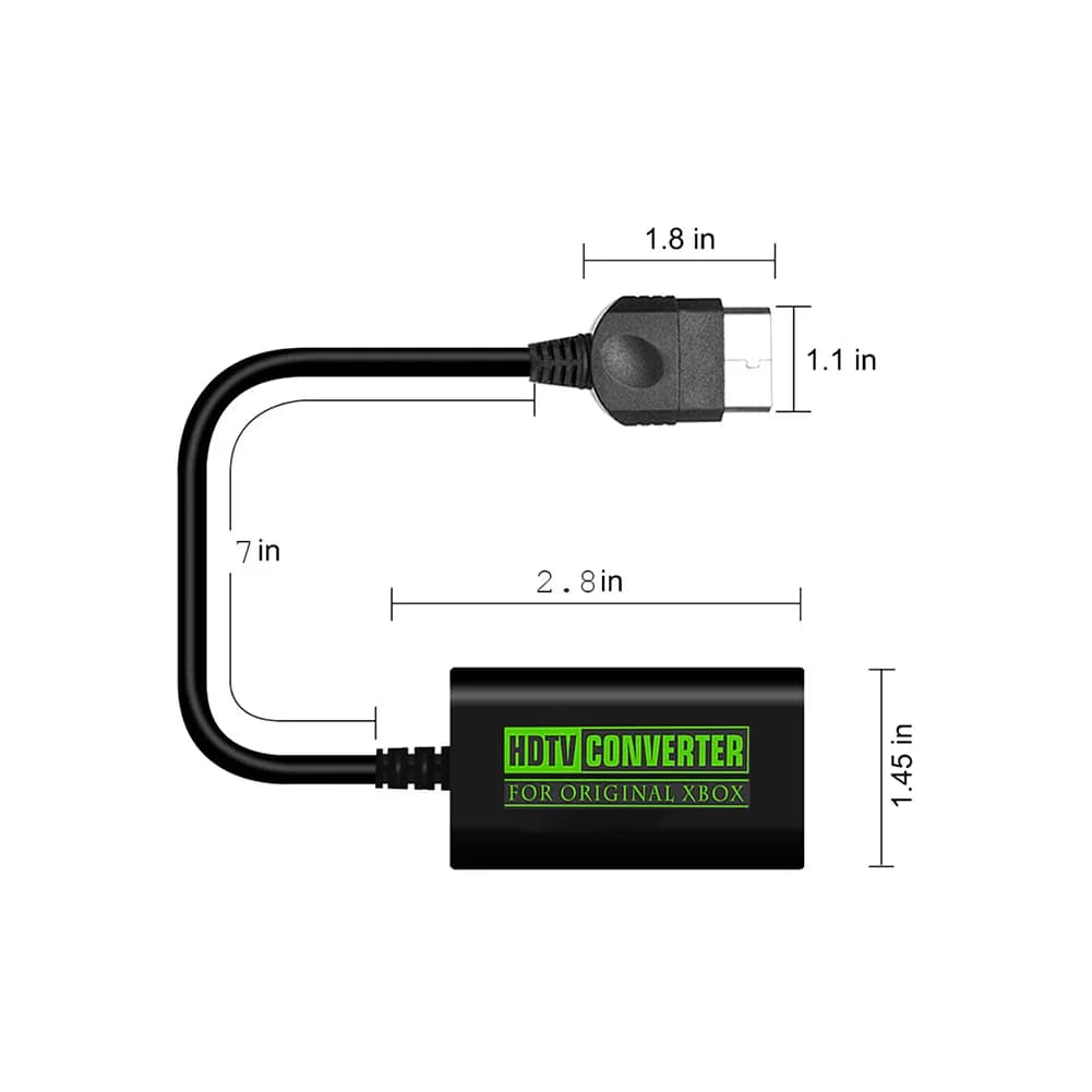 Convertisseur compatible Xbox vers HDMI, adaptateur audio vidéo numérique, budgétaire HDTV, converti