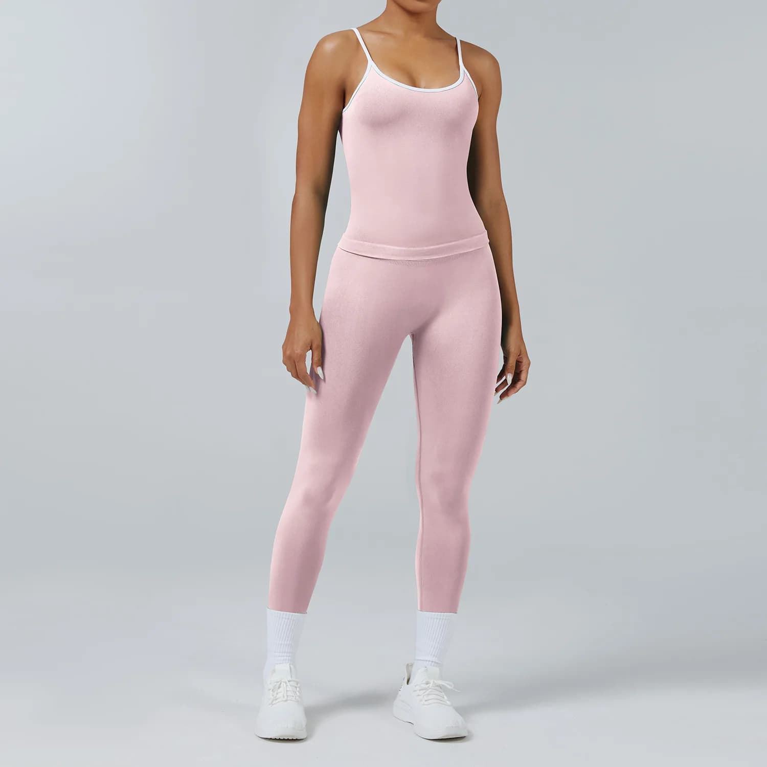 Ensemble de vêtements de yoga pour femmes, 2 pièces, survêtement, vêtements de sport sans couture, t