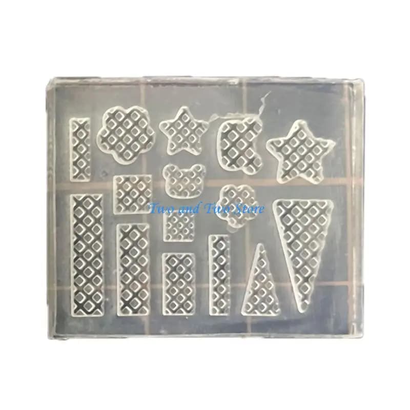 HX6F Moules cuisson en silicone flexible pour les formes biscuits faciles à démoulonner moules jouet