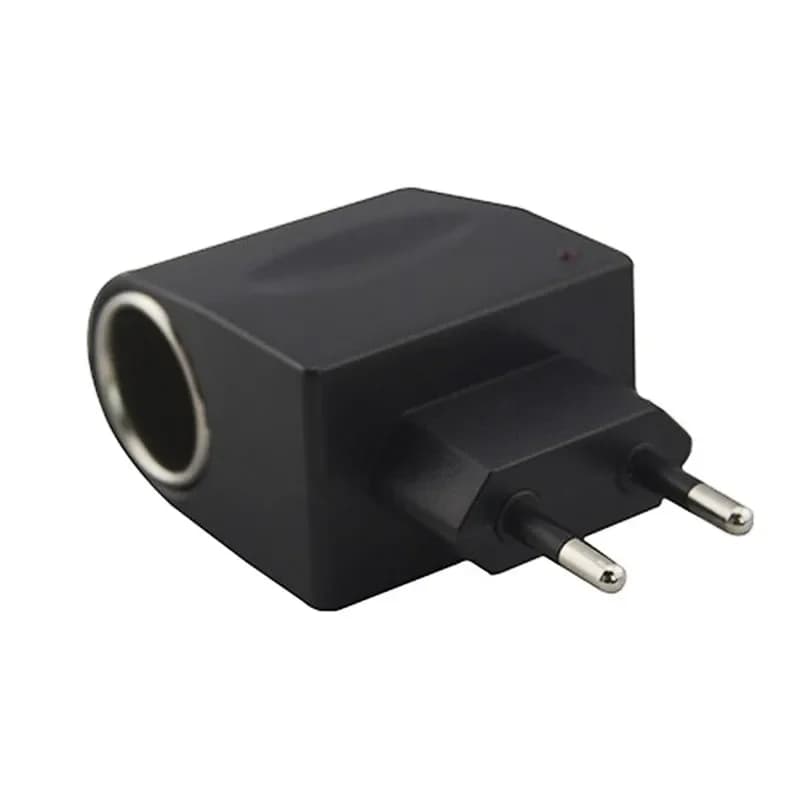 Prise allume-cigare pour voiture, adaptateur d'alimentation 220V à 12V, chargeur de voiture AC à DC,