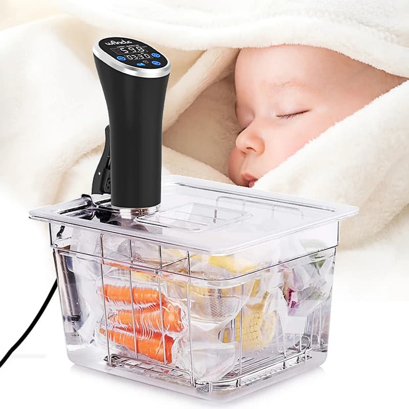 Wancle-Cuiseur sous vide avec écran LCD tactile, cowculator à immersion, cuisson précise, étanche IP