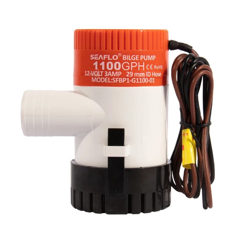SEAFLO pompe de cale 12V24v DC pompe submersible tambour d'huile marine cruise bateau pompe à eau pe