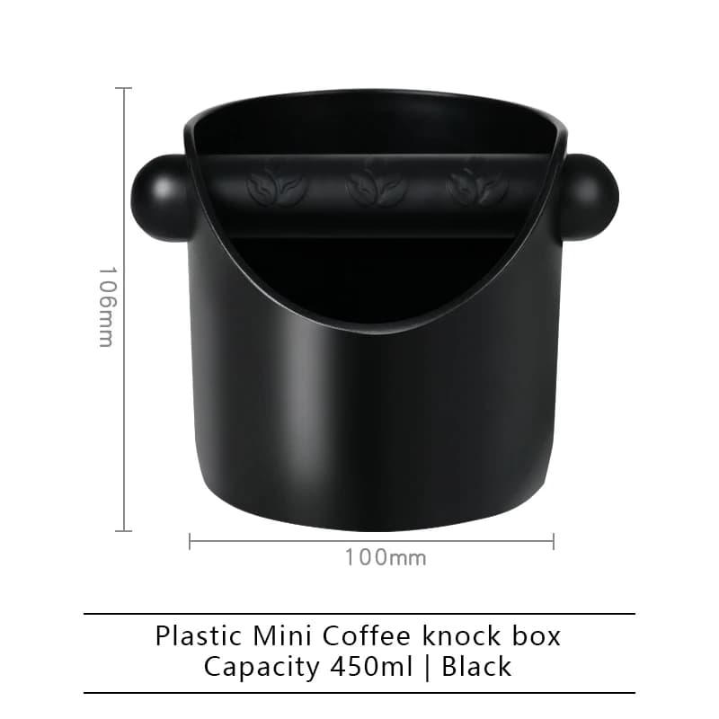 Boîte à café pour moer les déchets et les marches, tampon antidérapant, absorbant les chocs avec bar