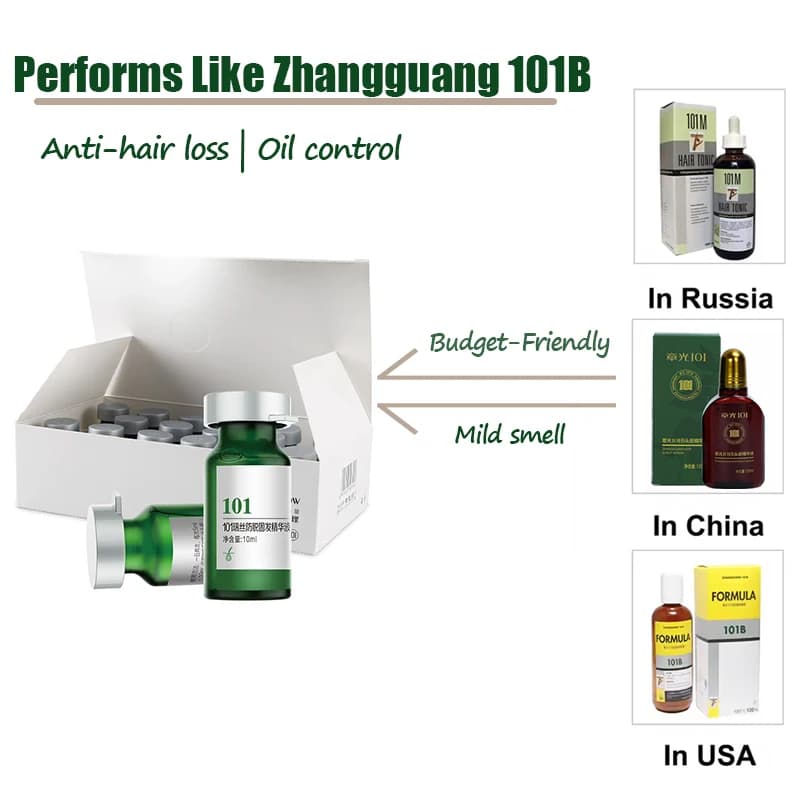 Puissant Zhangguang 101 Essence anti-perte et fortifiant 10 ml X16 formule à base de plantes chinois