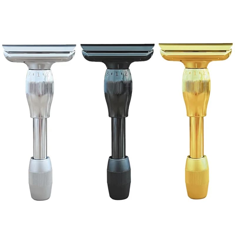 Nouveau Design 1-8 rasoir de sécurité réglable pour hommes rasoir à Double tranchant de haute qualit