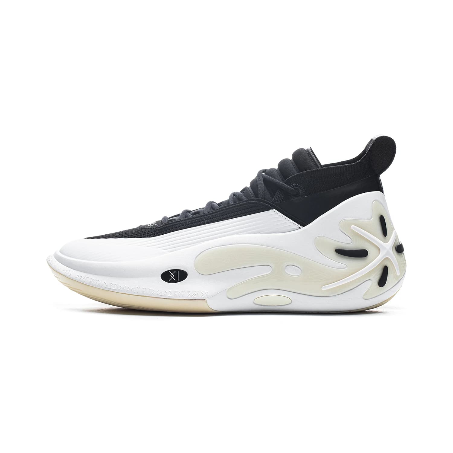 Li-Ning WAY OF WADE 11 WHITE HOT Chaussures de basket-ball professionnelles pour hommes, semelle en 